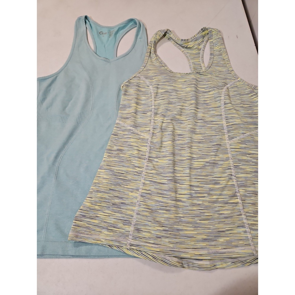 Bundle Womens 2 Piece Tank Top Set Zyia & XERSION XSMALL  Racerback Tanks (183